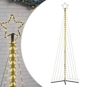 vidaXL LED Weihnachtsbaum 495 LEDs Warmweiß 300,5 cm