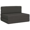 vidaXL Faltbares Sofa Bett Matratze Dunkelgrau 70 x 80 x 60 cm Stoff