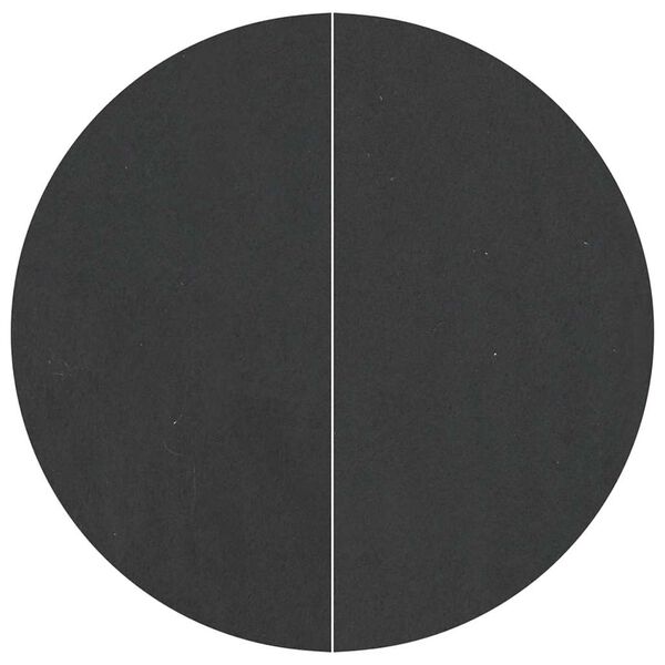 vidaXL Bodenfolie für Pools Schwarz Ø 244 cm Polyester-Geotextil