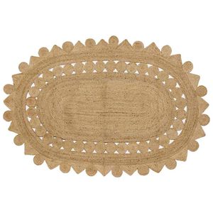 vidaXL Teppich Braun 152 x 245 cm Jute