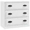 vidaXL Sideboard Weiß 70x35,5x67,5 cm Holzwerkstoff