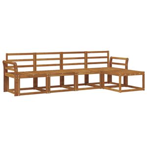 vidaXL Outdoor-Sofagarnitur 5 pcs Natur Massivholz Akazie