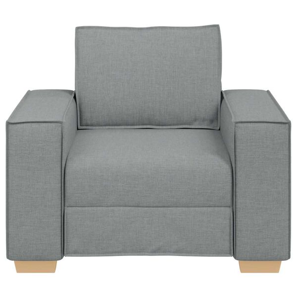 vidaXL Sofa Stuhl Hellgrau 100x78x84 cm Stoff
