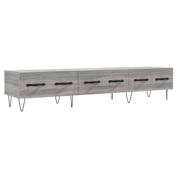 vidaXL TV-Schrank Grau Sonoma 150x36x30 cm Holzwerkstoff