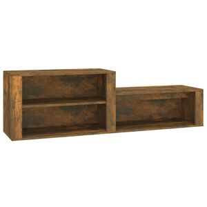 vidaXL Schuhschrank R&auml;uchereiche 150x35x45 cm Holzwerkstoff