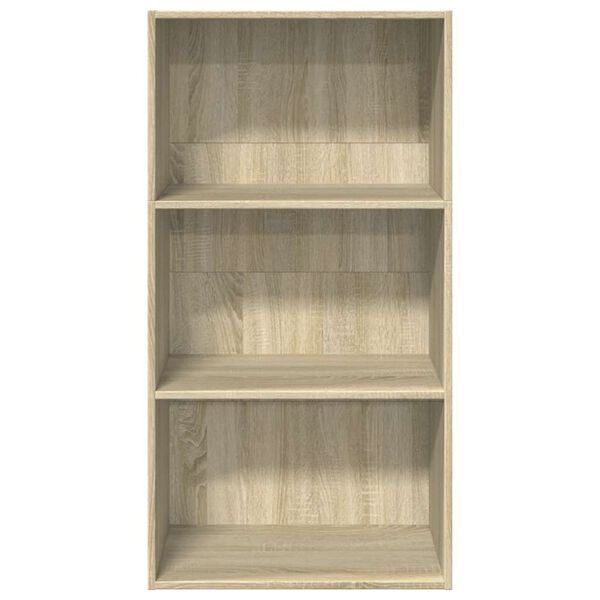 vidaXL Bücherregal Sonoma-Eiche 60x30x114 cm Holzwerkstoff