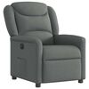 vidaXL Relaxsessel Elektrisch Dunkelgrau Stoff