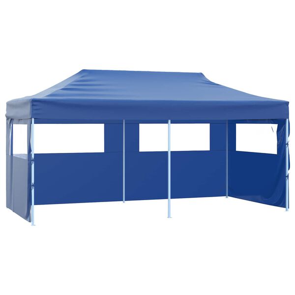 vidaXL Party-Zelt Blau 291 x 580 x 315 cm Oxford-Stoff