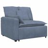 vidaXL Modulares Sofa mit Kissen Blau