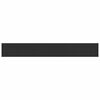 vidaXL Fensterbank Schwarz mit Holzmaserung 120 x 20 x 4,5 cm PVC