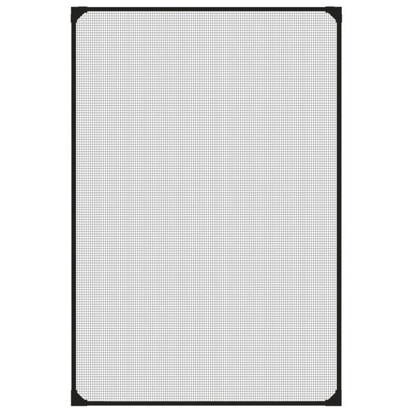 vidaXL Magnet-Insektenschutz f&uuml;r Fenster Anthrazit 80x120 cm