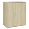 vidaXL Schuhschrank Sonoma-Eiche 60x35x70 cm Holzwerkstoff