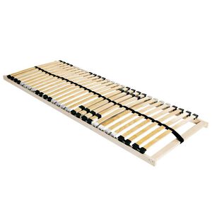 vidaXL Bett-Lattenrost Braun 90 x 190 cm Massivholz Buche