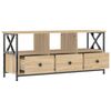 vidaXL TV-Schrank Sonoma Eiche 102x33x45 cm Holzwerkstoff & Eisen