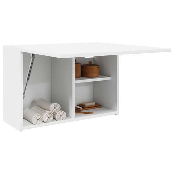 vidaXL Bad-Wandschrank Wei&szlig; 60x25x40 cm Holzwerkstoff