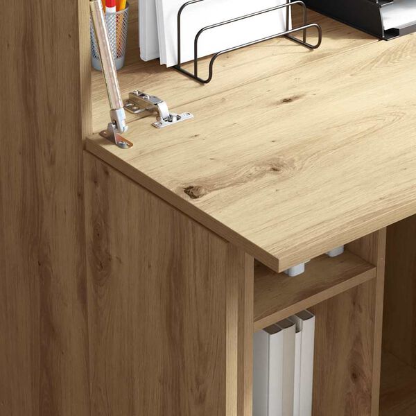 vidaXL Schreibtisch Artisan-Eiche 71.5 x 31.5 x 106.5 cm Holzwerkstoff