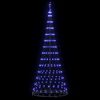 vidaXL LED-Weihnachtsbaum mit 295 LEDs mit St&auml;nder Blau 250 cm Metall