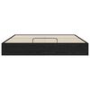 vidaXL Ottoman Bettgestell Schwarze Eiche 203 x 160 x 25 cm