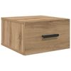 vidaXL Nachttisch 35 x 35 x 20 cm Holzwerkstoff Artisan-Eiche