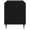 vidaXL Schallplattenschrank Schwarz Eichen-Optik 85 x 38 x 48 cm