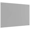 vidaXL K&uuml;chenr&uuml;ckwand 2 pcs Hellgrau 90 x 60 cm Geh&auml;rtetes Glas