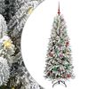 vidaXL K&uuml;nstlicher Weihnachtsbaum Wei&szlig; 150 cm