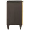 vidaXL Badezimmerschrank mit Regal Schwarz und Gold 38 x 33 x 58 cm