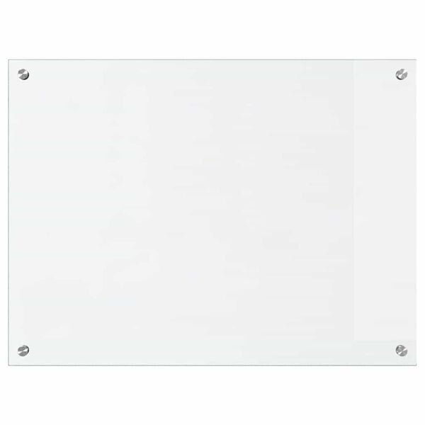 vidaXL Küchenrückwand Transparent 80 x 60 cm Gehärtetes Glas