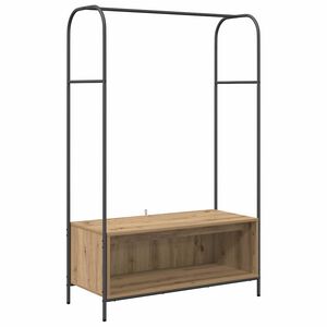 vidaXL Kleiderst&auml;nder Braun Eichen-Optik 100 x 44 x 160 cm