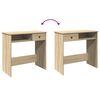 vidaXL Schreibtisch Sonoma-Eiche 80x40x75 cm Holzwerkstoff