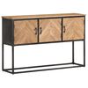 vidaXL Sideboard 120x30x75 cm Akazie Massivholz
