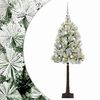 vidaXL K&uuml;nstlicher Weihnachtsbaum mit klappbaren Zweigen und Kugeln