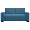 vidaXL 2-Sitzer-Sofa Blau 140 cm Samt