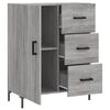 vidaXL Sideboard Grau Sonoma 69,5x34x90 cm Holzwerkstoff