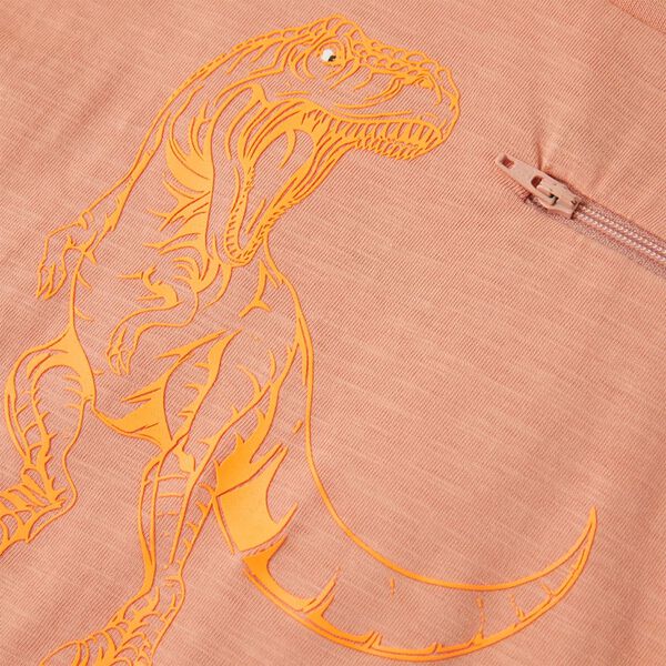 Kinder-Kurzarmshirt Hellorange 92