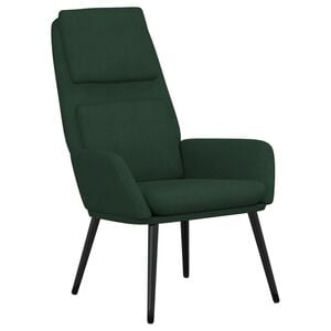 vidaXL Relaxsessel Dunkelgr&uuml;n Stoff