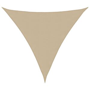 vidaXL Sonnensegel Oxford-Gewebe Dreieckig 5x5x5 m Beige