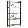 vidaXL B&uuml;cherregal 80 x 30 x 155 cm Holzwerkstoff Artisan-Eiche