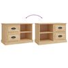 vidaXL TV-Schrank Sonoma-Eiche 73x35,5x47,5 cm Holzwerkstoff