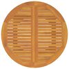 vidaXL Gartentisch &Oslash;110x75 cm Massivholz Akazie
