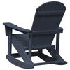 vidaXL Adirondack-Schaukelstuhl Marineblau 92 x 73,5 x 92 cm HDPE