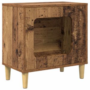 vidaXL Katzenhaus Altholz 51 x 30 x 52 cm Holzwerkstoff