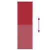 vidaXL Verdunkelungsrollo Rot 45x150 cm Stoffbreite 40,7 cm Polyester