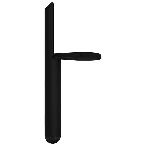 vidaXL M&ouml;belbeine 12 pcs Schwarz 66 x 36 x 160 mm Eisen