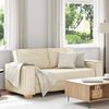 vidaXL 2-Sitzer Sofa Leinen 180x78x84 cm