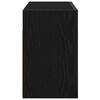 vidaXL Bad-Wandschrank Schwarz 60x25x40 cm Holzwerkstoff