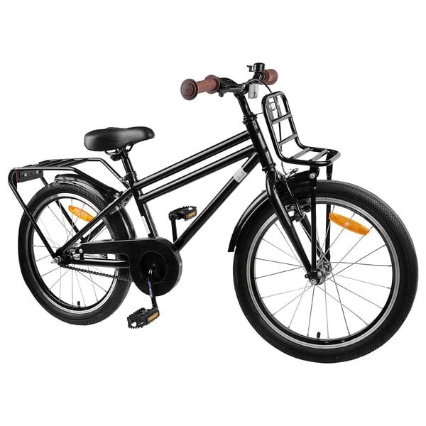 vidaXL Kinderfahrrad 20 Zoll f&uuml;r 6-11 Jahre alt Schwarz