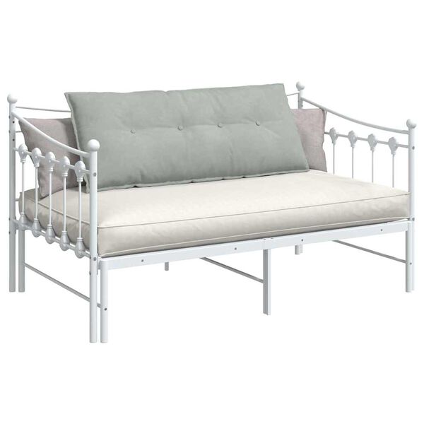 vidaXL R&uuml;ckenkissen Hellgrau 120 x 50 cm Cordstoff