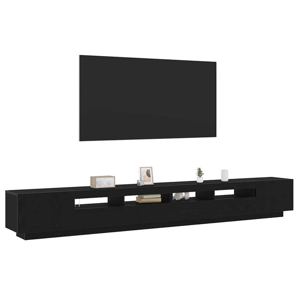 vidaXL TV-Schrankset 3 pcs Schwarz 300 x 35 x 40 cm Holzwerkstoff