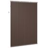 vidaXL Venetianer Jalousie Dunkelbraun mit Muster 213 x 150 cm PVC